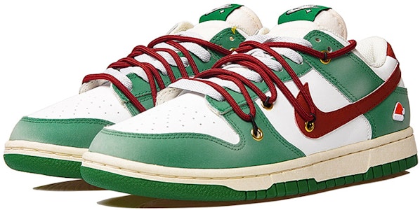 【定制球鞋】Nike Dunk Low Retro SE 聖誕節主題 聖誕帽 復古 低筒 板鞋 男款 綠紅白 Lookbook 【定制球鞋】Nike Dunk Low Retro SE 聖誕節主題 聖誕帽 復古 低筒 板鞋 男款 綠紅白