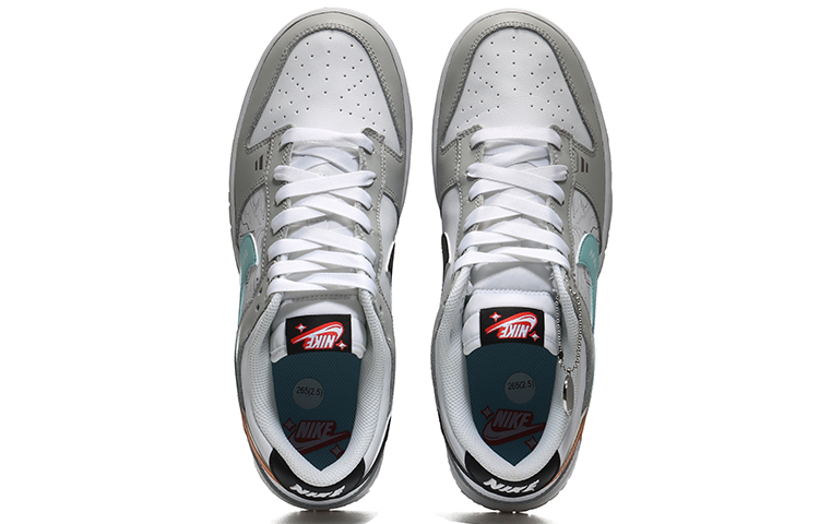 Shop 【カスタムシューズ】ナイキ ダンク ロー レトロ SE 'サイバーパンク ブルー-オレンジ グラデーション スウッシュ' DR9654-001(Team10-头号玩家QD)