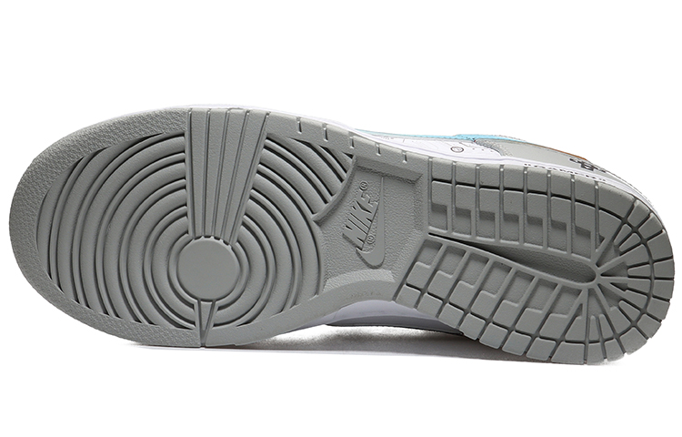 Details for 【カスタムシューズ】ナイキ ダンク ロー レトロ SE 'サイバーパンク ブルー-オレンジ グラデーション スウッシュ' DR9654-001(Team10-头号玩家QD)