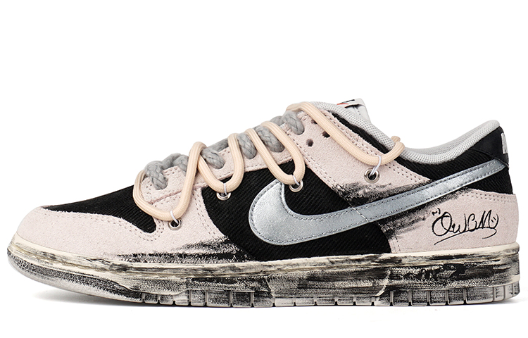 [Custom Shoes] Nike Dunk Low Retro SE 'Grey Black Graffiti'