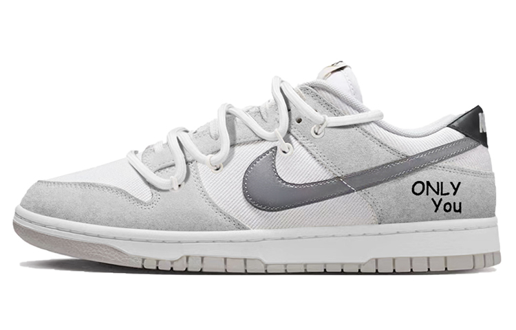 Buy [Custom Shoes] Nike Dunk Low Retro SE 'Grey White' - Novelship