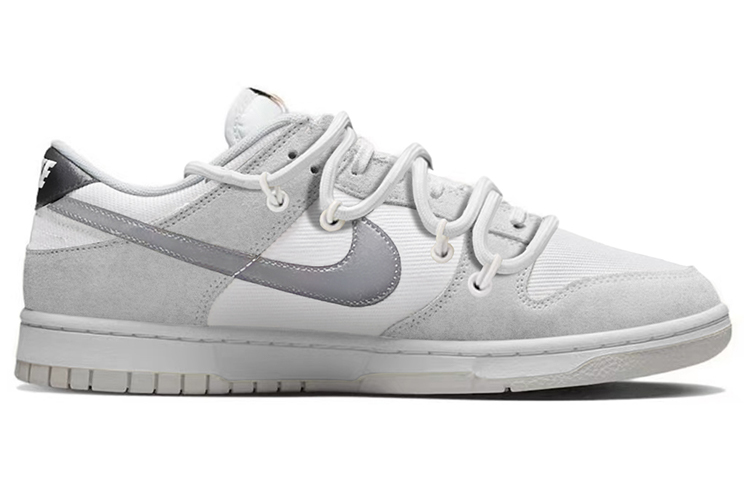 Buy [Custom Shoes] Nike Dunk Low Retro SE 'Grey White' - Novelship