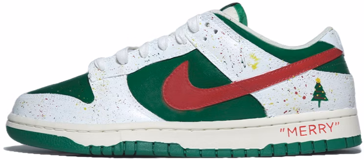 custom-shoes-nike-dunk-low-retro-se-lottery-jackpot-green-white-red