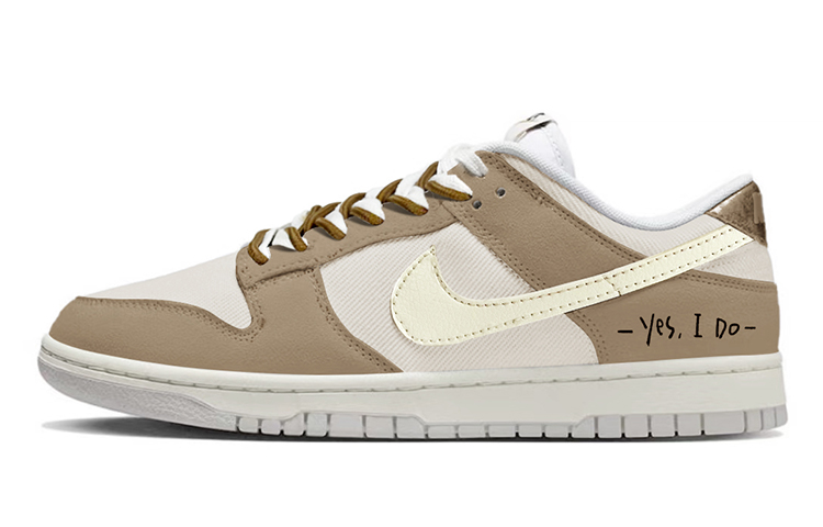Buy 나이키 덩크 로우 SE '모카 헤이즐넛' (커스텀) DO9776-001(TeamY-男款复古白棕)