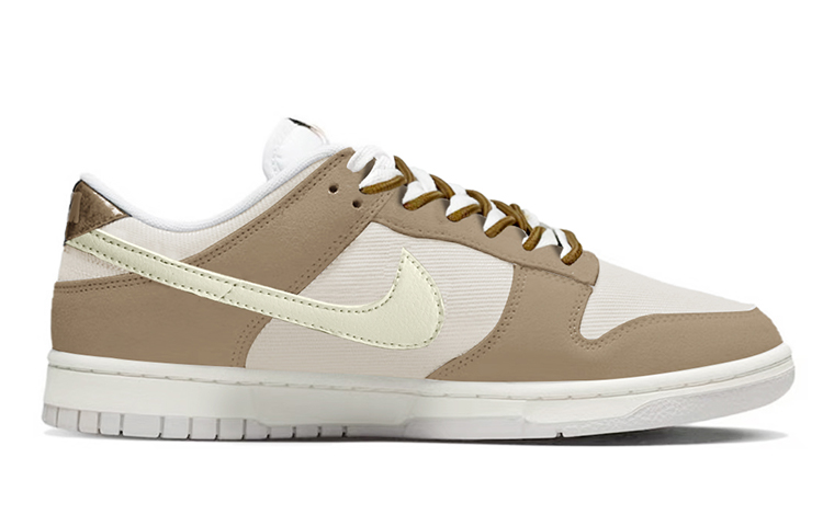 Order 나이키 덩크 로우 SE '모카 헤이즐넛' (커스텀) DO9776-001(TeamY-男款复古白棕)