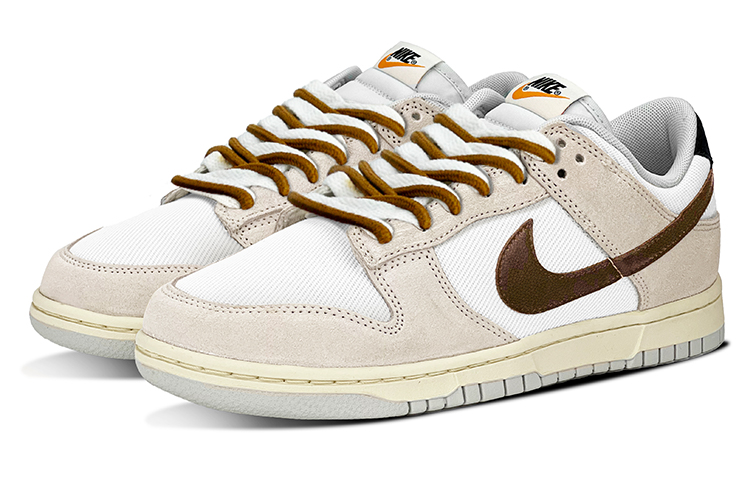 Lookbook 【訂製球鞋】 Nike Dunk Low Retro SE 復古做舊 摩卡白巧 高級小眾 無性別風 低幫 板鞋 男款 白棕