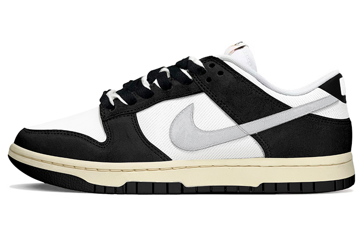 Buy [Kasut Custom] Nike Dunk Low Retro SE 'Panda Vintage Hitam Putih' DO9776-001(TeamY-男款复古做旧黑白QD)