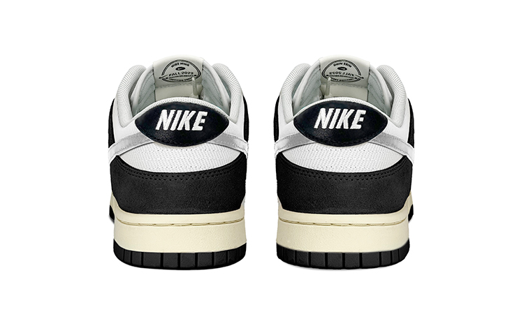 Shop [Kasut Custom] Nike Dunk Low Retro SE 'Panda Vintage Hitam Putih' DO9776-001(TeamY-男款复古做旧黑白QD)