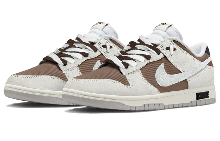 Lookbook [Zapatillas Personalizadas] Nike Dunk Low Retro SE 'Reverse Mocha' DO9776-001(TeamY-男款摩卡白棕)