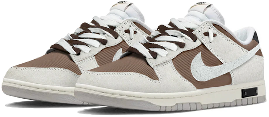 【定制球鞋】Nike Dunk Low Retro SE 反轉摩卡 贴片 高街 低筒 板鞋 男款 白棕 Lookbook 【定制球鞋】Nike Dunk Low Retro SE 反轉摩卡 贴片 高街 低筒 板鞋 男款 白棕