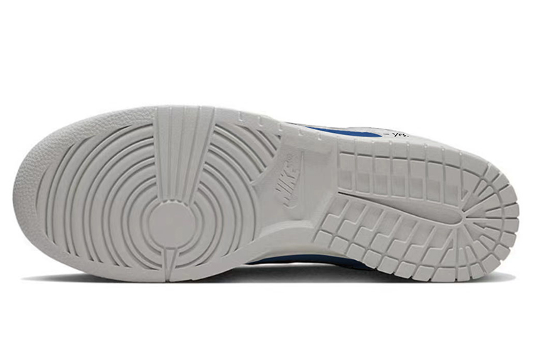 Purchase 【定制球鞋】Nike Dunk Low Retro SE 皇家藍 海洋 銀勾 解構綁帶 高街 低幫 板鞋 男款 灰藍色