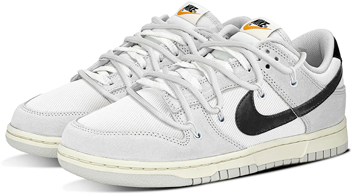 【定製球鞋】 Nike Dunk Low Retro SE 復古 霧霾灰 無性別風 vibe解構 綁帶 低筒 板鞋 男款 塵光子色 Lookbook 【定製球鞋】 Nike Dunk Low Retro SE 復古 霧霾灰 無性別風 vibe解構 綁帶 低筒 板鞋 男款 塵光子色