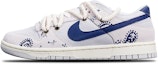 Buy 나이키 덩크 로우 레트로 SE '화이트 블루 페이즐리' (Nike Dunk Low Retro SE '화이트 블루 페이즐리') DO9776-001(TeamT-A款蓝钩腰果花QD)