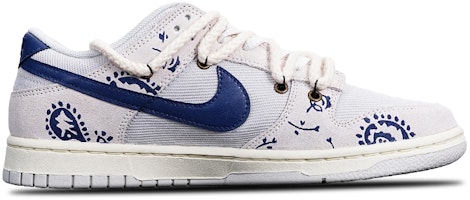 나이키 덩크 로우 레트로 SE '화이트 블루 페이즐리' (Nike Dunk Low Retro SE '화이트 블루 페이즐리') DO9776-001(TeamT-A款蓝钩腰果花QD) Order 나이키 덩크 로우 레트로 SE '화이트 블루 페이즐리' (Nike Dunk Low Retro SE '화이트 블루 페이즐리') DO9776-001(TeamT-A款蓝钩腰果花QD)