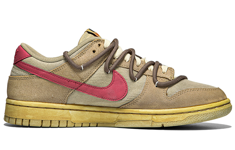 Order [Sneakers Kustom] Nike Dunk Low Retro SE 'Piala Dunia Argentina Garis Pink Coklat' DO9776-001(Teamfour-男款阿根廷条纹)