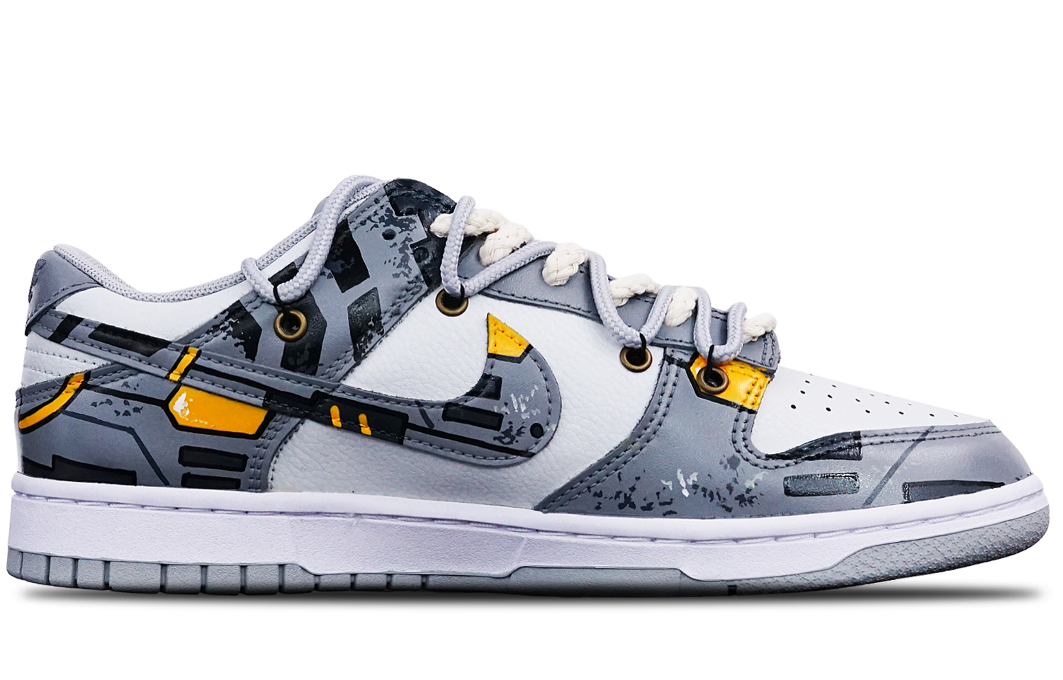 Order Nike Dunk Low Retro Cyberpunk Desconstruido (Caja Especial) DJ6188-001(TeamT-解构机械白灰橙S-BOX)