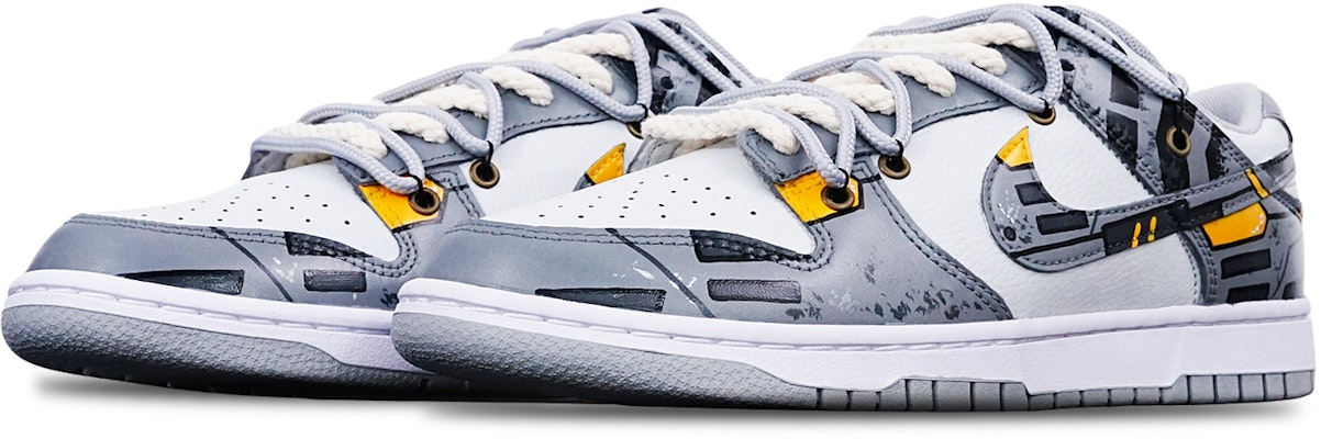 사이버펑크 해체주의! 나이키 덩크 로우 레트로 스페셜 에디션 DJ6188-001(TeamT-解构机械白灰橙S-BOX) Lookbook 사이버펑크 해체주의! 나이키 덩크 로우 레트로 스페셜 에디션 DJ6188-001(TeamT-解构机械白灰橙S-BOX)