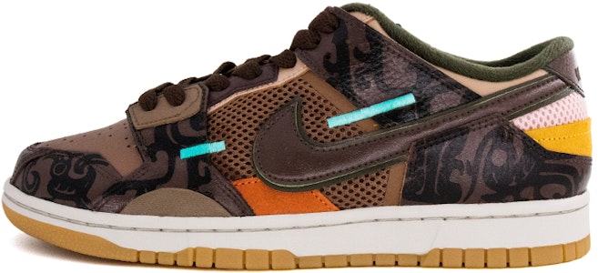【カスタムシューズ】ナイキ ダンク ロー スクラップ 'アルケオブラウン' DB0500-200(TeamNine-男款百兽纹棕绿黑) Buy 【カスタムシューズ】ナイキ ダンク ロー スクラップ 'アルケオブラウン' DB0500-200(TeamNine-男款百兽纹棕绿黑)