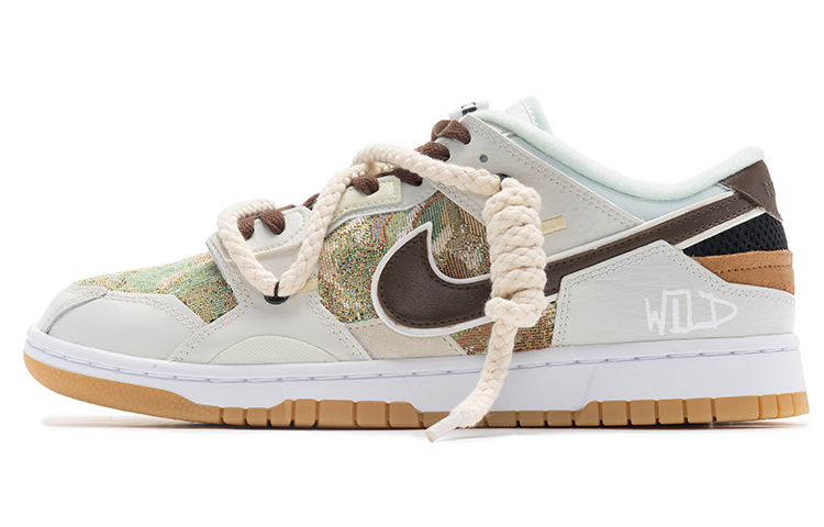 [Custom Shoes] Nike Dunk Low Scrap 'Archeo Brown'