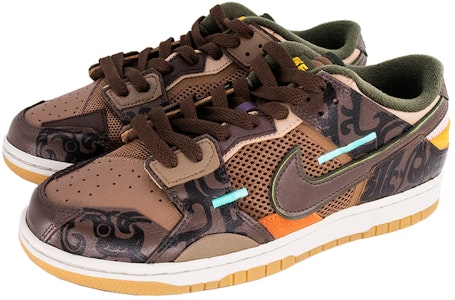 【カスタムシューズ】ナイキ ダンク ロー スクラップ 'アルケオブラウン' DB0500-200(TeamNine-男款百兽纹棕绿黑) Lookbook 【カスタムシューズ】ナイキ ダンク ロー スクラップ 'アルケオブラウン' DB0500-200(TeamNine-男款百兽纹棕绿黑)
