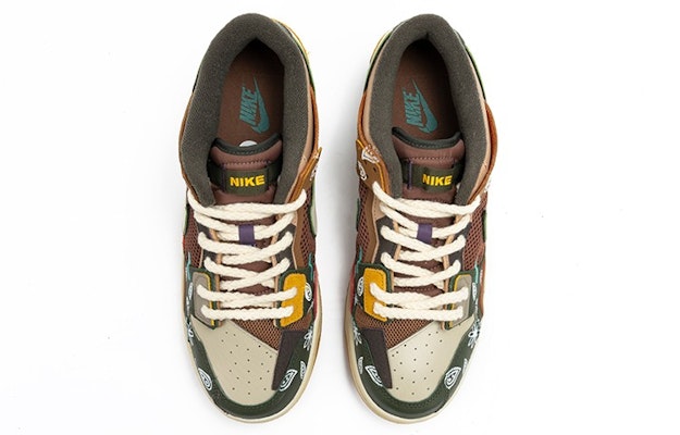 【カスタムシューズ】ナイキ ダンク ロー スクラップ 'アーキオブラウン' DB0500-200(TeamB-男款拼接款腰果花) Shop 【カスタムシューズ】ナイキ ダンク ロー スクラップ 'アーキオブラウン' DB0500-200(TeamB-男款拼接款腰果花)