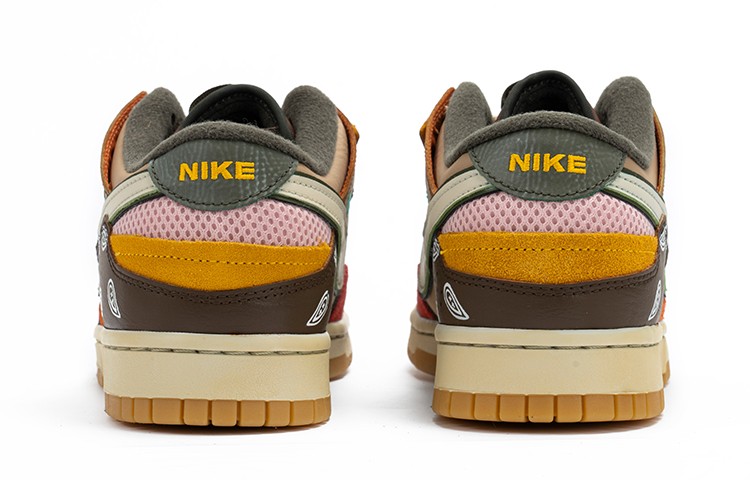 Purchase [Zapatos Personalizados] Nike Dunk Low Scrap 'Archeo Brown' DB0500-200(TeamB-男款拼接款腰果花)