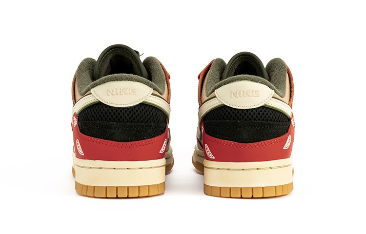 Purchase [Sepatu Kustom] Nike Dunk Low Scrap 'Archeo Brown' DB0500-200(TeamB-男款拼接红棕腰果花)