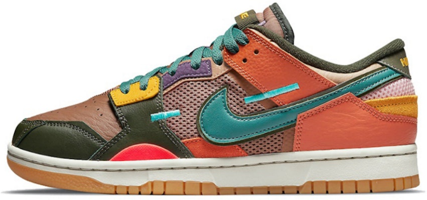 【定製球鞋】Nike Dunk Low Scrap "Archeo Brown" 野鶴製造 拼接 腰果花 做舊vibe 低幫 板鞋 男款 紅棕 Sizing 【定製球鞋】Nike Dunk Low Scrap "Archeo Brown" 野鶴製造 拼接 腰果花 做舊vibe 低幫 板鞋 男款 紅棕