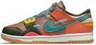 Sizing 【定製球鞋】Nike Dunk Low Scrap "Archeo Brown" 野鶴製造 拼接 腰果花 做舊vibe 低幫 板鞋 男款 紅棕