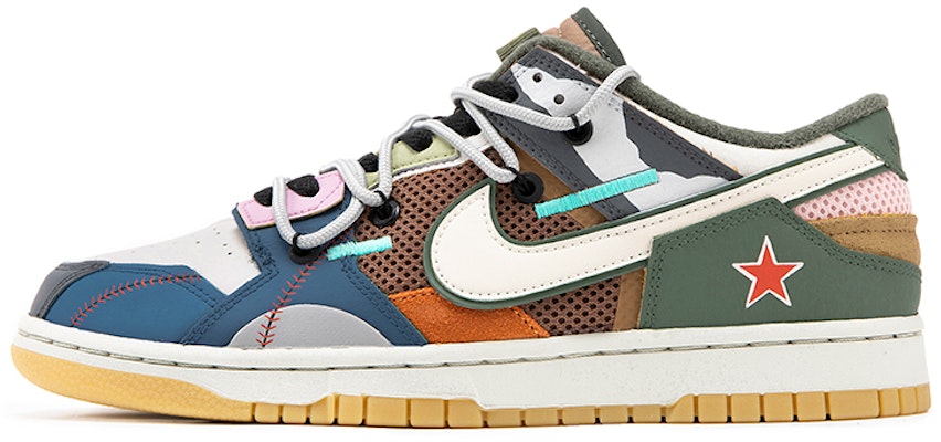 나이키 덩크 로우 스크랩 "아키오 브라운 왓더" 커스텀 DB0500-200(TeamB-男款what-the拼接) Buy 나이키 덩크 로우 스크랩 "아키오 브라운 왓더" 커스텀 DB0500-200(TeamB-男款what-the拼接)