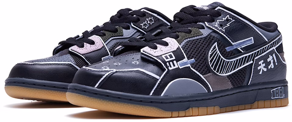 나이키 덩크 로우 스크랩 '흑백만화' (커스텀) DB0500-001(TeamR-男款黑白漫画S-BOX) Shop 나이키 덩크 로우 스크랩 '흑백만화' (커스텀) DB0500-001(TeamR-男款黑白漫画S-BOX)