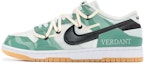 Buy 나이키 덩크 로우 스크랩 '에메랄드 카모' (커스텀) DB0500-100(TeamB-男款拼接翡翠白绿)