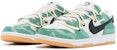 나이키 덩크 로우 스크랩 '에메랄드 카모' (커스텀) DB0500-100(TeamB-男款拼接翡翠白绿)