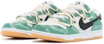 Lookbook 나이키 덩크 로우 스크랩 '에메랄드 카모' (커스텀) DB0500-100(TeamB-男款拼接翡翠白绿)