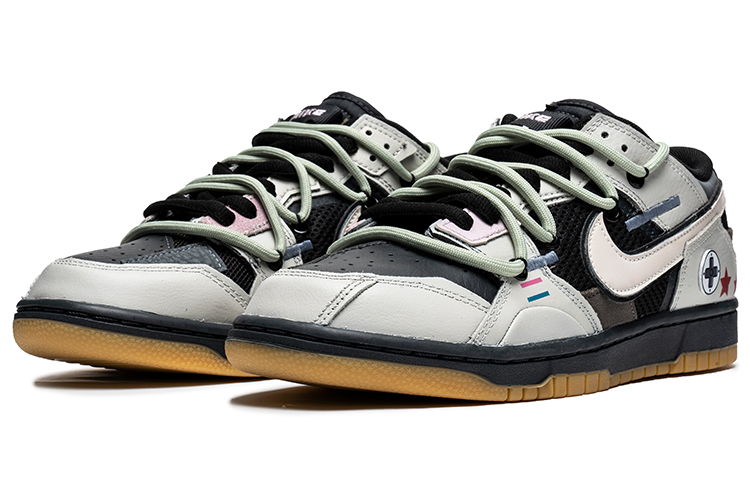 Lookbook ナイキ ダンク ロー カスタム "ゲーミング落書き"
(Nike Danku Rō Kasutamu "Gēmingu Rakugaki") DB0500-001(TeamB-男款电玩黑灰)
