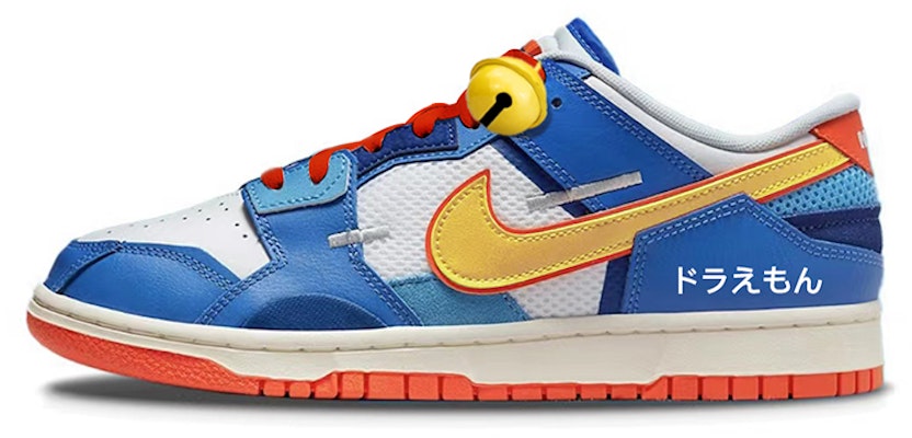 나이키 덩크 로우 스크랩 '닉스' (커스텀) DM0128-100(TeamY-男女款哆啦A梦蓝白橙) Buy 나이키 덩크 로우 스크랩 '닉스' (커스텀) DM0128-100(TeamY-男女款哆啦A梦蓝白橙)