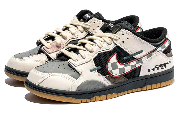 Lookbook カスタム ダンク ロー "レトロフューチャー" グレー/ブラック DB0500-001(TeamB-男款棋盘格灰黑G-BOX)