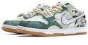 Shop 나이키 덩크 로우 스크랩 '씨글래스 설날' (커스텀) DB0500-100(TeamB-男款青铜器新年白绿)