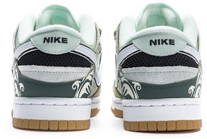 【客製化球鞋】Nike Dunk Low Scrap "Sea Glass" 鷹雀製造 新年主題 青銅器 年獸 暗紋 拼接 低筒 板鞋 男款 白綠 Details for 【客製化球鞋】Nike Dunk Low Scrap "Sea Glass" 鷹雀製造 新年主題 青銅器 年獸 暗紋 拼接 低筒 板鞋 男款 白綠