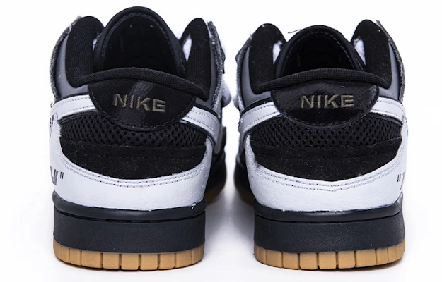 【定制球鞋】 Nike Dunk Low Scrap 太極 陰陽 解構鞋帶 低幫 板鞋 男款 黑白 Purchase 【定制球鞋】 Nike Dunk Low Scrap 太極 陰陽 解構鞋帶 低幫 板鞋 男款 黑白