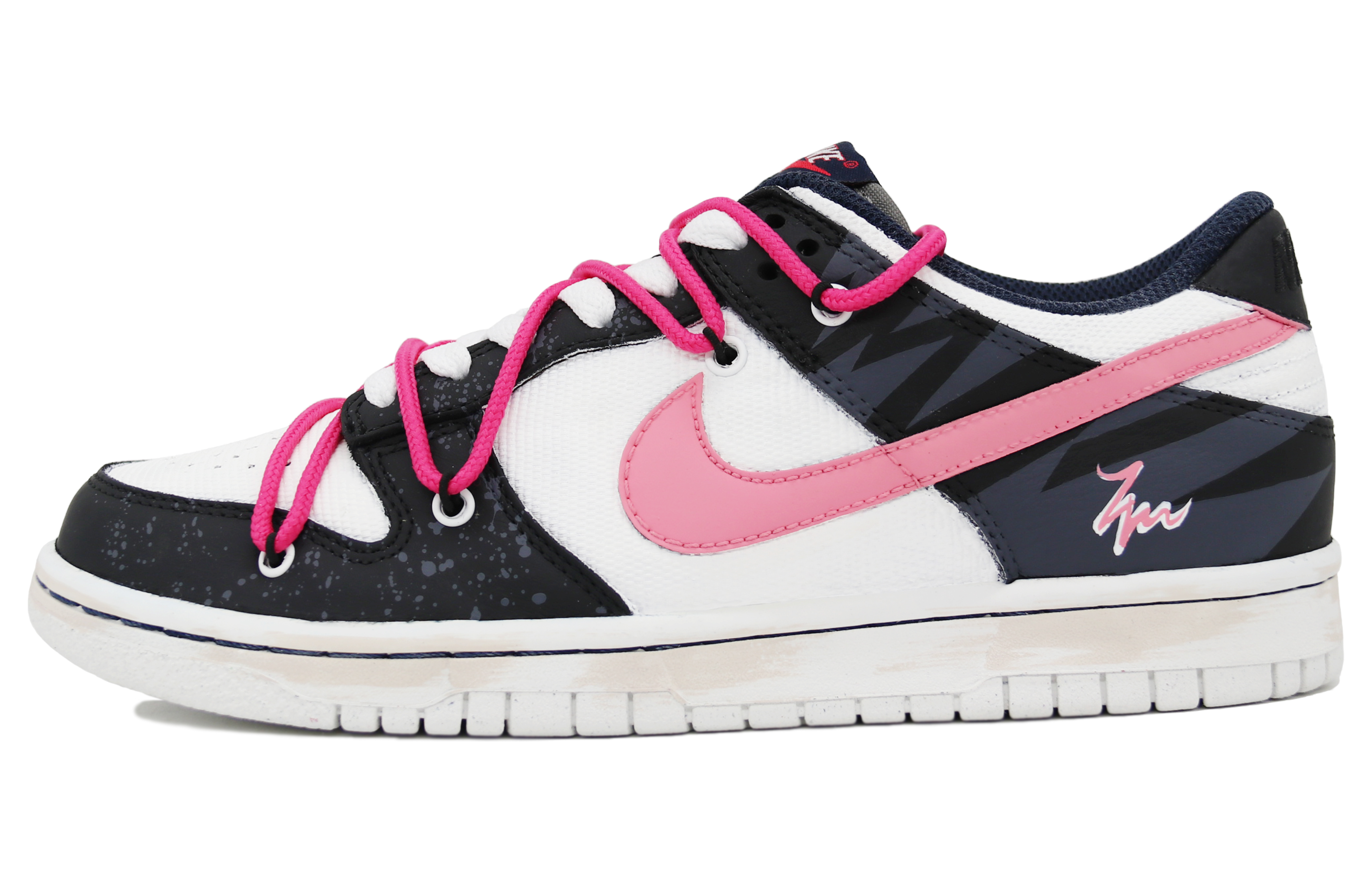 Buy [Kasut Custom] Nike Dunk Low SE 'Hitam Pink Dibongkar' DM1051-400(Team31-女款雾都恋人)