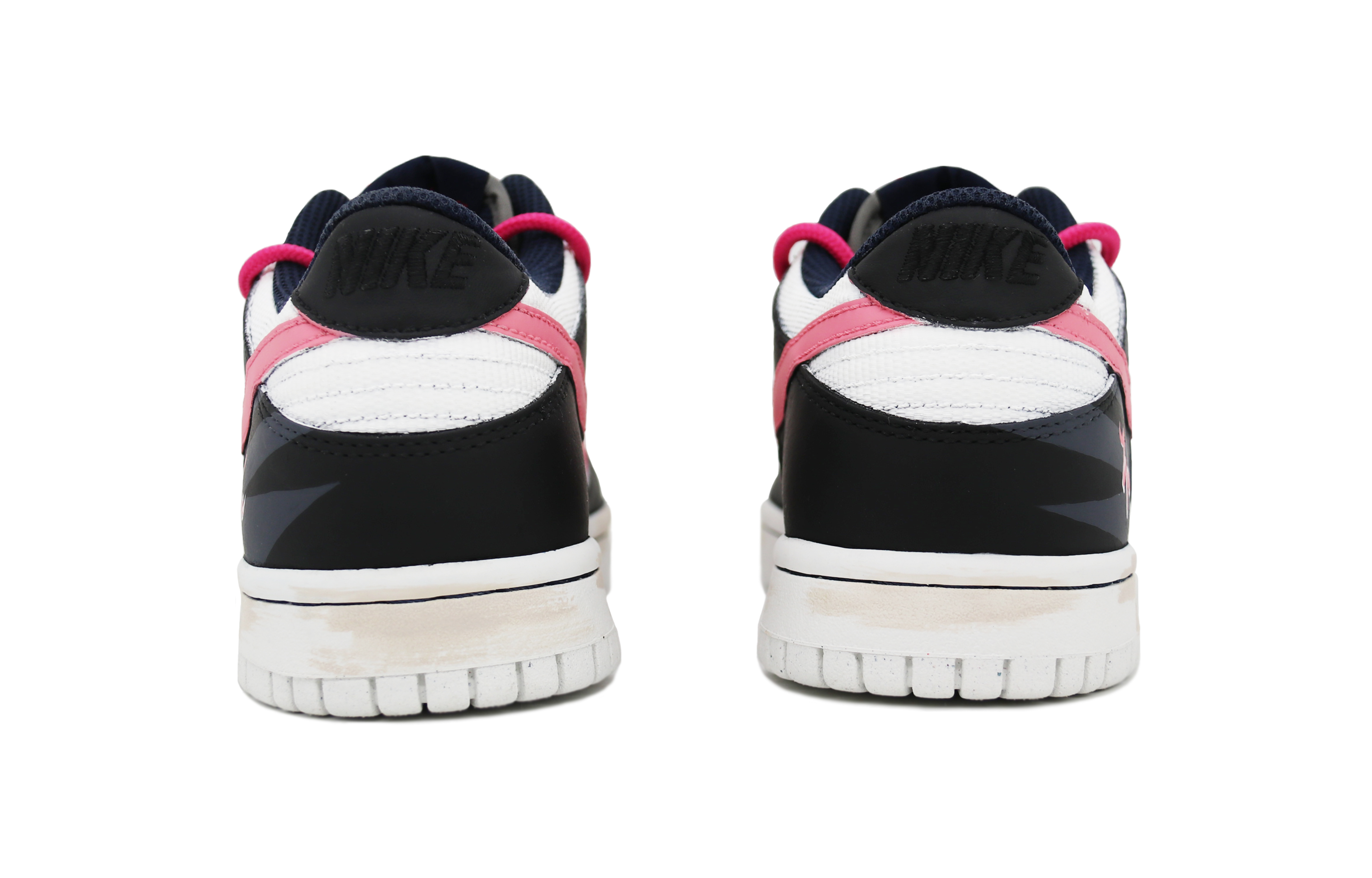 Shop [Kasut Custom] Nike Dunk Low SE 'Hitam Pink Dibongkar' DM1051-400(Team31-女款雾都恋人)