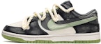 Buy Zapatillas Nike Dunk Low SE 'Negro Blanco Verde Verano Fresco' DQ6215-001(TeamE-女款重金属黑白绿)