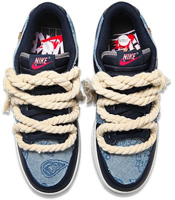 나이키 덩크 로우 SE '데님 페이즐리 블랙 블루' (커스텀) DM1051-400(Team24-女款牛仔腰果花) Shop 나이키 덩크 로우 SE '데님 페이즐리 블랙 블루' (커스텀) DM1051-400(Team24-女款牛仔腰果花)