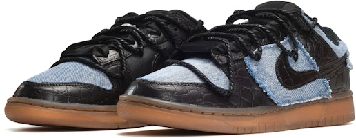 나이키 덩크 로우 SE '데님 펄 - 블랙 블루' (커스텀) DV1024-010(TeamE-男款珍珠黑蓝) Lookbook 나이키 덩크 로우 SE '데님 펄 - 블랙 블루' (커스텀) DV1024-010(TeamE-男款珍珠黑蓝)