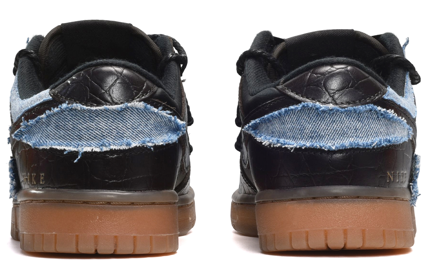 Shop [Kasut Custom] Nike Dunk Low SE 'Denim Pearl - Hitam Biru' DV1024-010(TeamE-男款珍珠黑蓝)