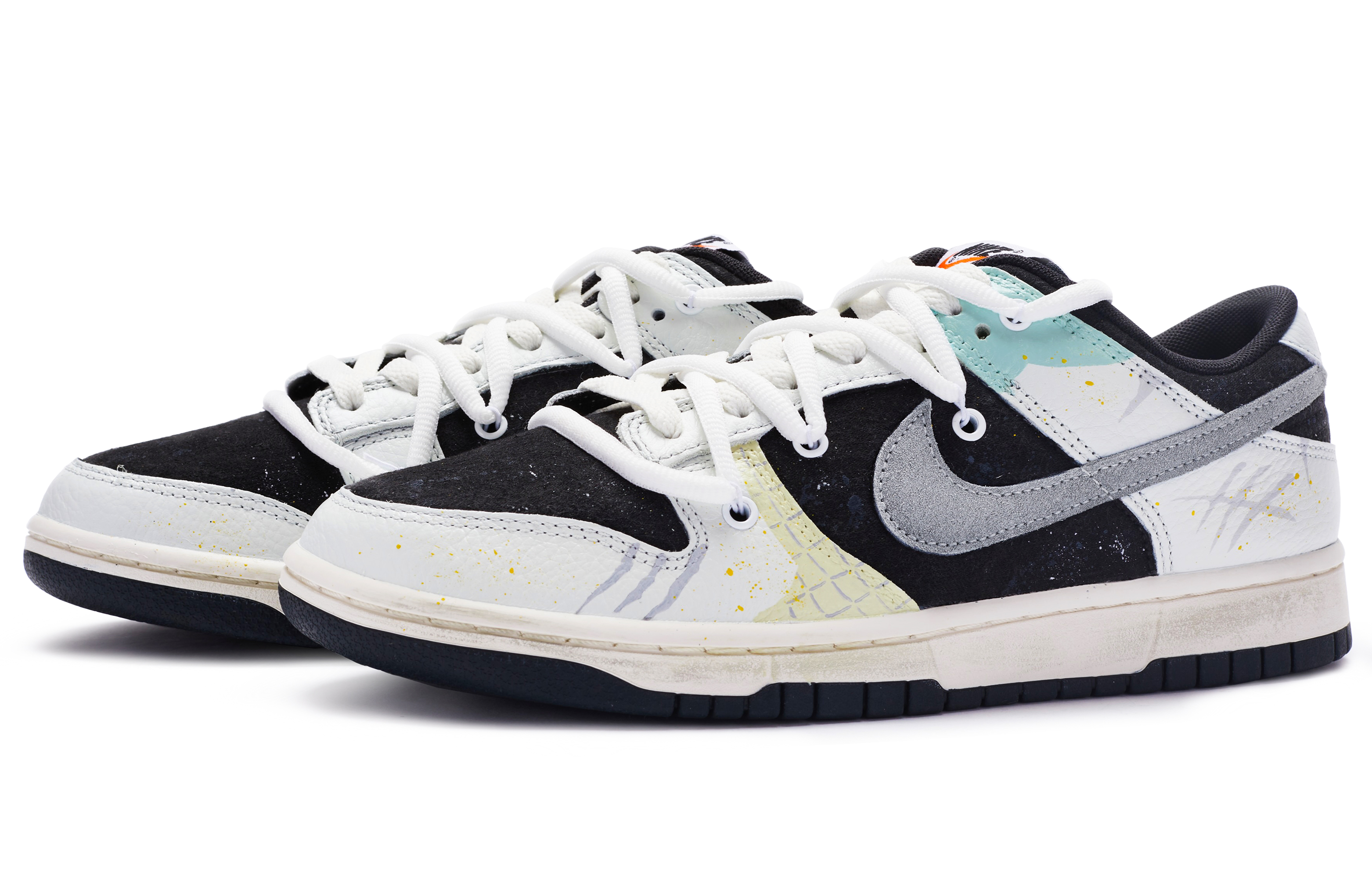 Lookbook ナイキ ダンク ロー SE "五行異者" (カスタム) DQ5015-063(TeamR-男款义者米黄灰)