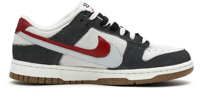【定製球鞋】Nike Dunk Low SE “85” Vlad 復古做舊 低幫 板鞋 男女同款 灰白紅 Order 【定製球鞋】Nike Dunk Low SE “85” Vlad 復古做舊 低幫 板鞋 男女同款 灰白紅
