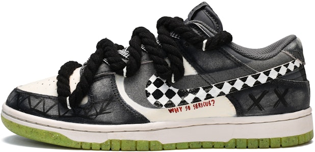 나이키 덩크 로우 SE '칠석 조커 블랙 화이트 그레이' (커스텀) DQ6215-001(TeamE-女款小丑黑白灰) Buy 나이키 덩크 로우 SE '칠석 조커 블랙 화이트 그레이' (커스텀) DQ6215-001(TeamE-女款小丑黑白灰)