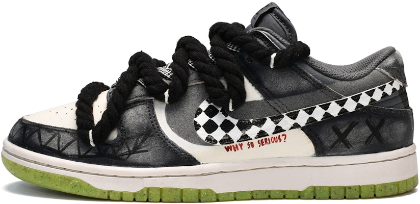 나이키 덩크 로우 SE '칠석 조커 블랙 화이트 그레이' (커스텀) DQ6215-001(TeamE-女款小丑黑白灰) Buy 나이키 덩크 로우 SE '칠석 조커 블랙 화이트 그레이' (커스텀) DQ6215-001(TeamE-女款小丑黑白灰)